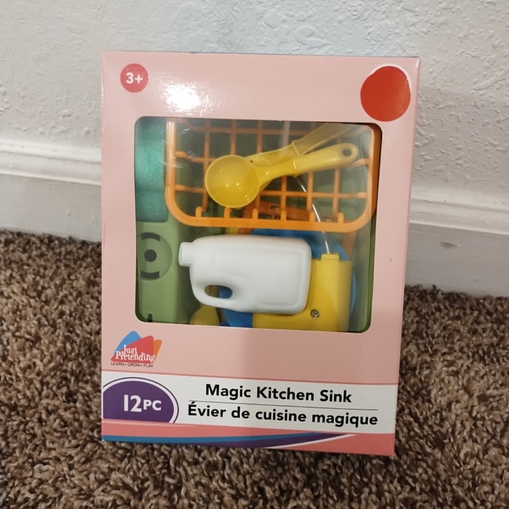 Magic Kitchen Sink Set - Yellow, Blue, White